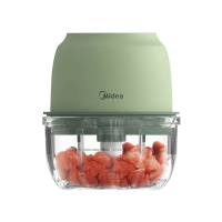 美的(Midea)绞肉机佐料辅食机电动小型碎菜料理机0.1L搅拌机打蒜蓉辣椒酱切碎机MC05Q1-403L1