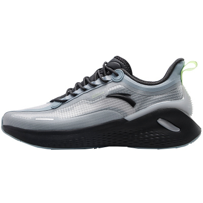 安踏胶弹跑步鞋男鞋2022秋季新款休闲轻便减震鞋子厚底耐磨跑鞋