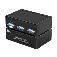 山泽 VGA分配器一分二 一进二出分屏器 HV-802W