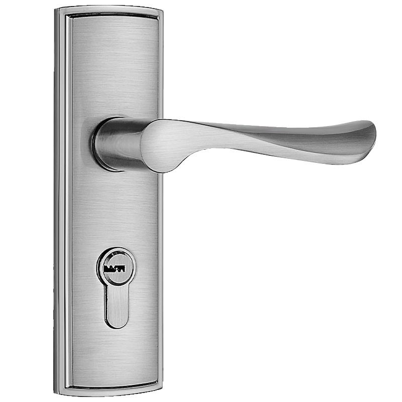 固特五金卧室知名门锁室内 房门执手锁具现代单舌外门锁