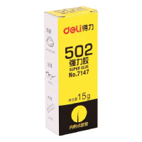 得力7147-502强力胶(透) 24瓶/组