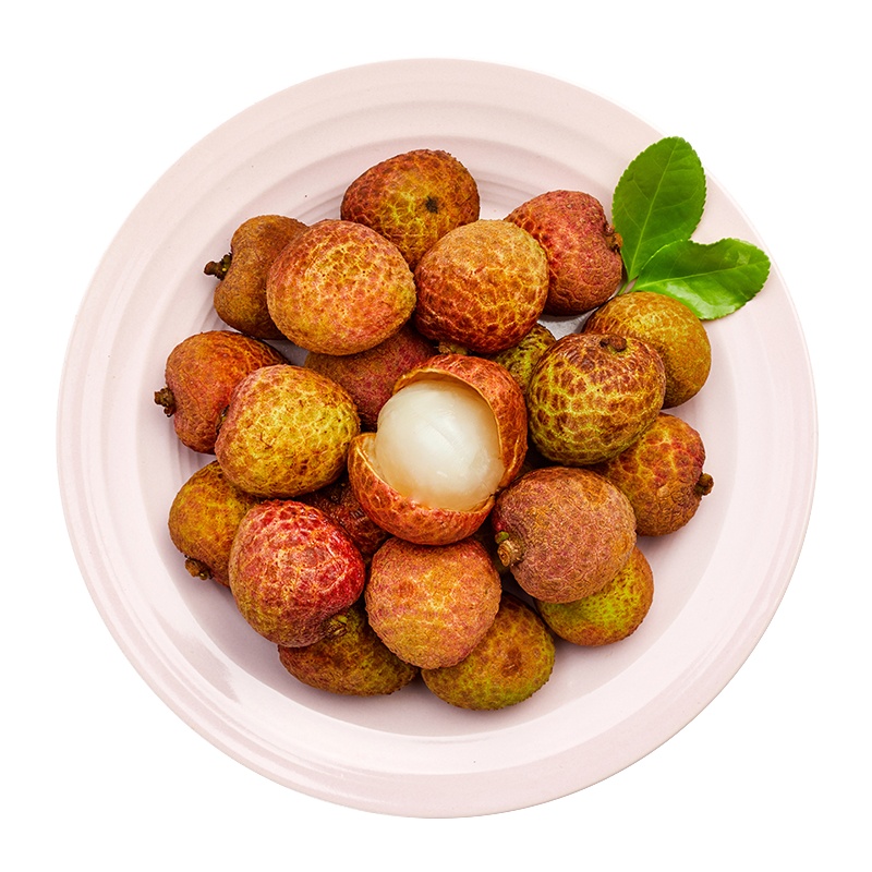 百果园公司 A级-海南妃子笑荔枝3斤简装 新鲜当季水果