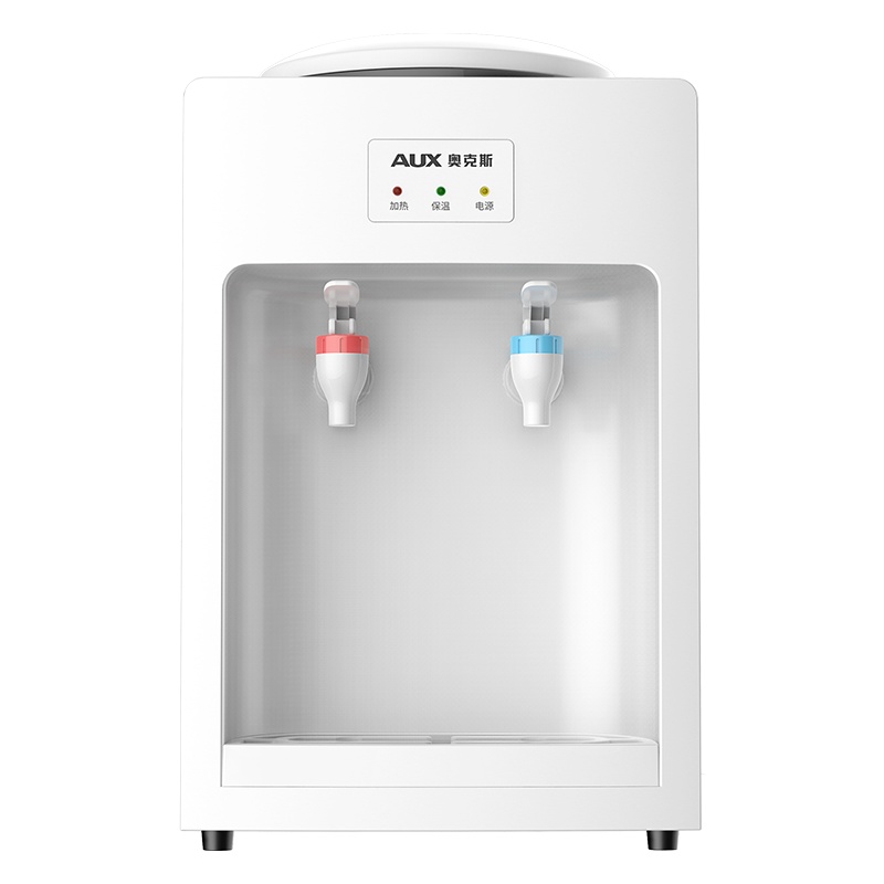 奥克斯/AUX 自营饮水机 白色 小型家用宿舍迷你温热即热茶饮机 直饮两用自动茶吧桶装水净水YR-5-X-603
