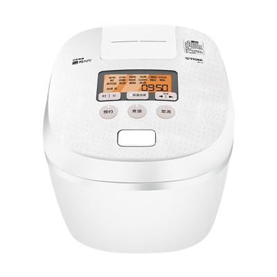 虎牌(Tiger)日本进口电饭煲 JPT-H10C 智能压力IH电磁加热土锅涂层 3L电饭煲3-4人份 丝光白