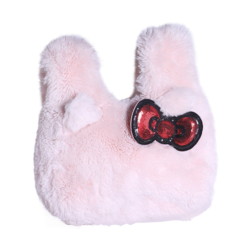 HELLO KITTY 日系貂毛hellokitty系列手提单肩包 粉