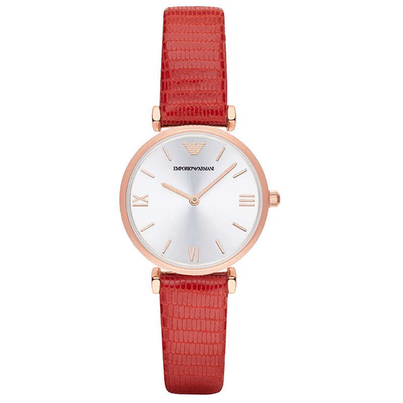 阿玛尼AR1876 石英表女 欧美纯净柔美 指针式女士腕表