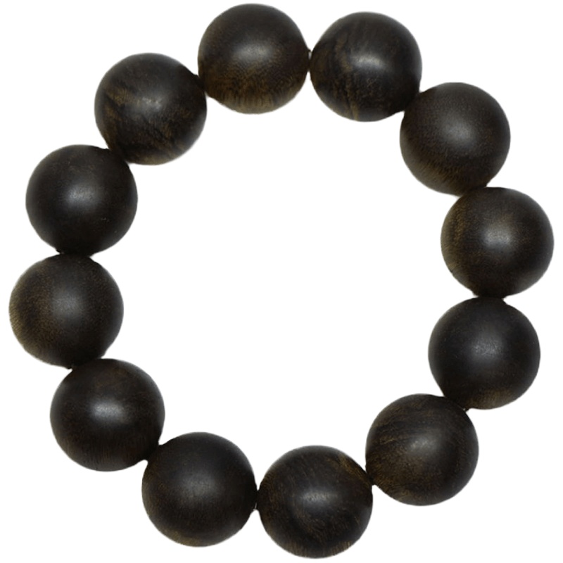 [梵心阁]沉水级印尼达拉干老料奇楠满油沉香手串男士佛珠女款手链16MM保真