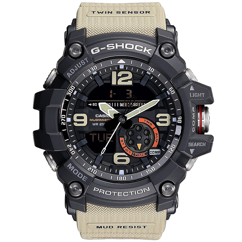 卡西欧(CASIO)手表 G-SHOCK系列防震防泥防水运动男表GG-1000-1A5