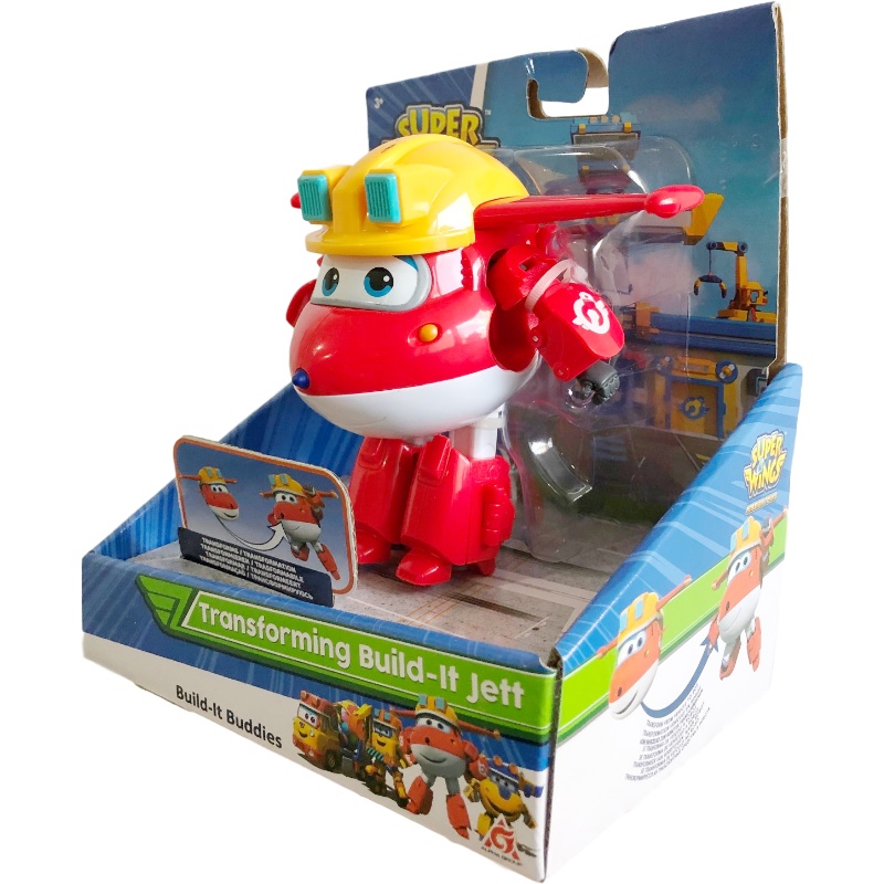 奥迪双钻(AULDEY)变形机器人超级飞侠乐迪-工程款730211 正版授权 安全材质 品质有保障