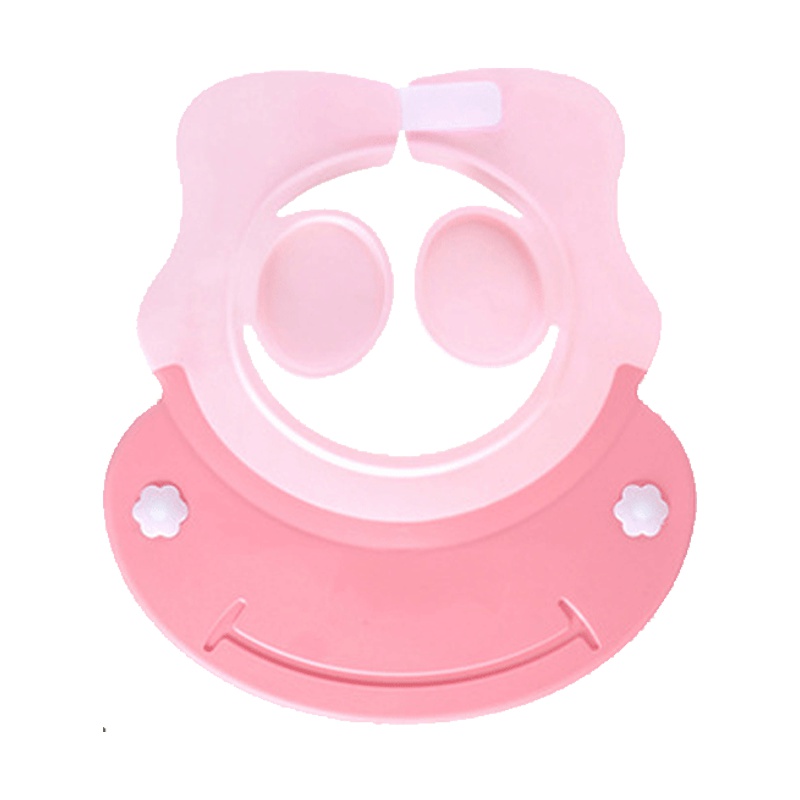 百爱 婴儿宝宝洗头帽神器可调节防水儿童浴帽护耳洗澡帽洗发帽幼儿