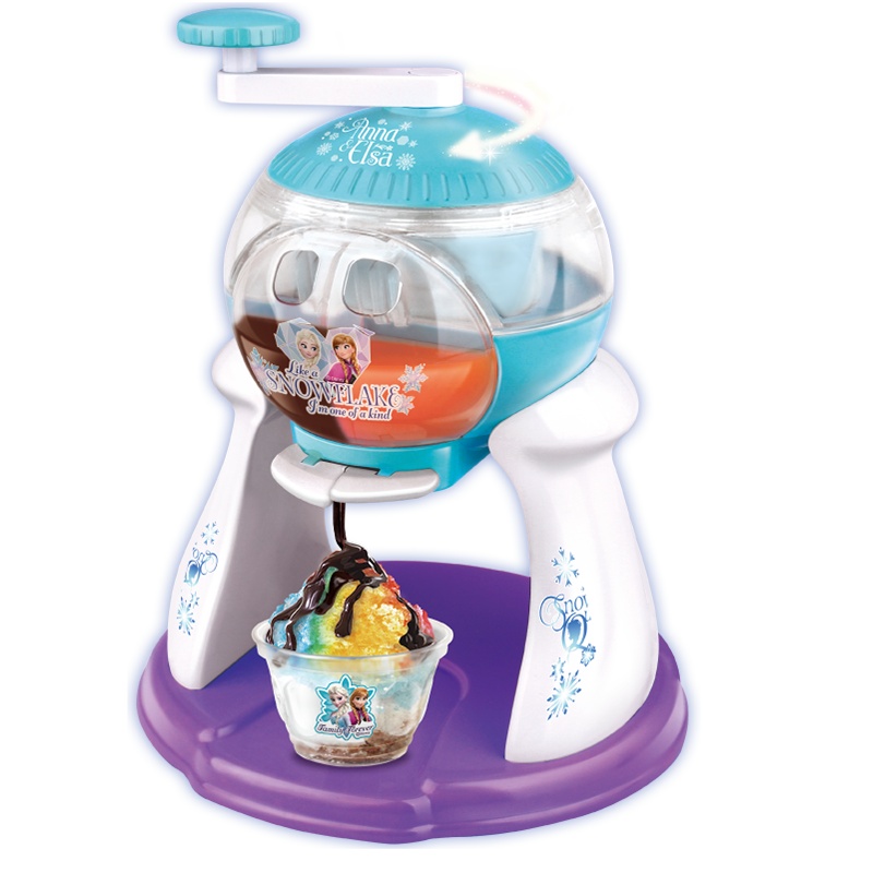 壹百分 迪士尼雪糕机 冰雪奇缘果汁冰沙机DS-2166-00 儿童冰淇淋机 过家家diy玩具冰雪奇缘场景男孩女孩玩具