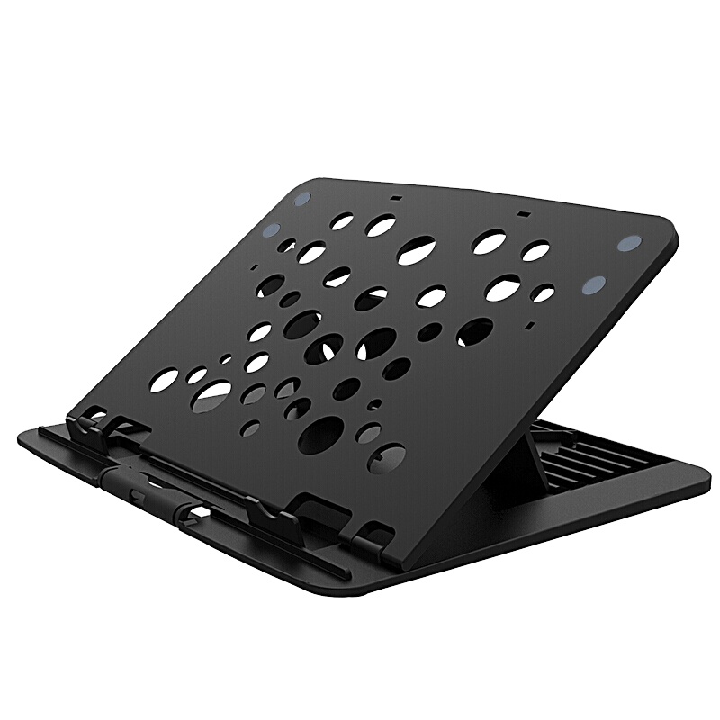 倍方(befon)笔记本电脑支架 黑色基础版 便捷折叠散热电脑支架 升降底座读书架懒人支架桌面散热托架
