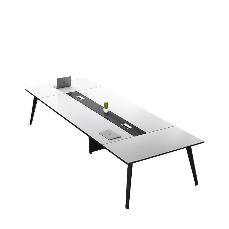 创世人 办公家具会议桌长桌洽谈桌会议桌简约现代长桌子工作台桌子办公家具2000*1200*750mm