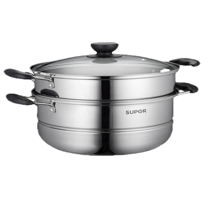 苏泊尔易存储不锈钢双层复底蒸锅SZ26B1