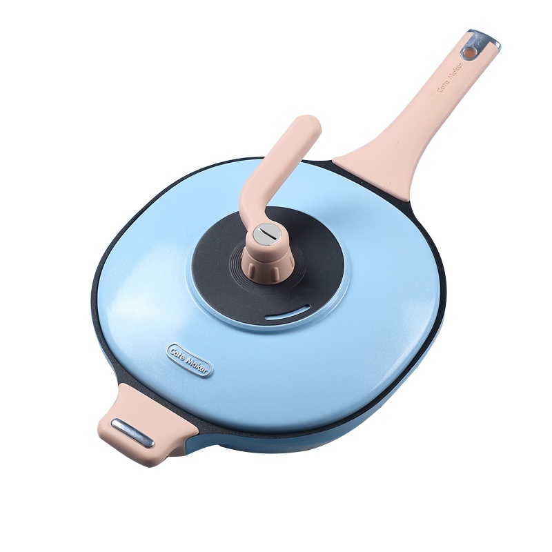 卡特马克(Cate Maker)GYL-MS30CL摩声系列炒锅高颜值复古留声机锅麦饭石不粘锅家用炒菜锅煤气灶电磁炉专用
