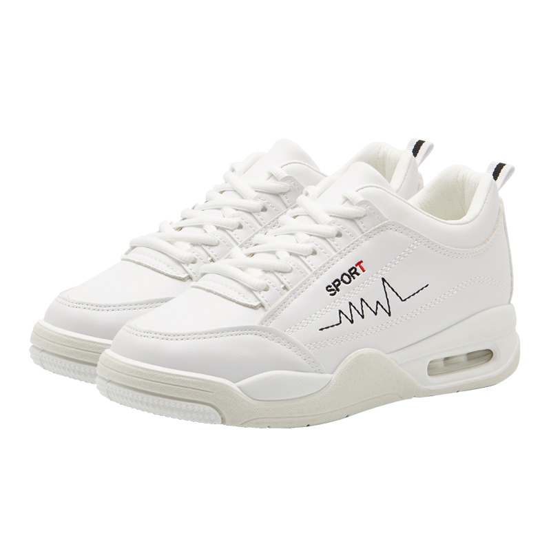 图思龙女款小白鞋女百搭鞋休闲厚底增高气垫底女士板鞋