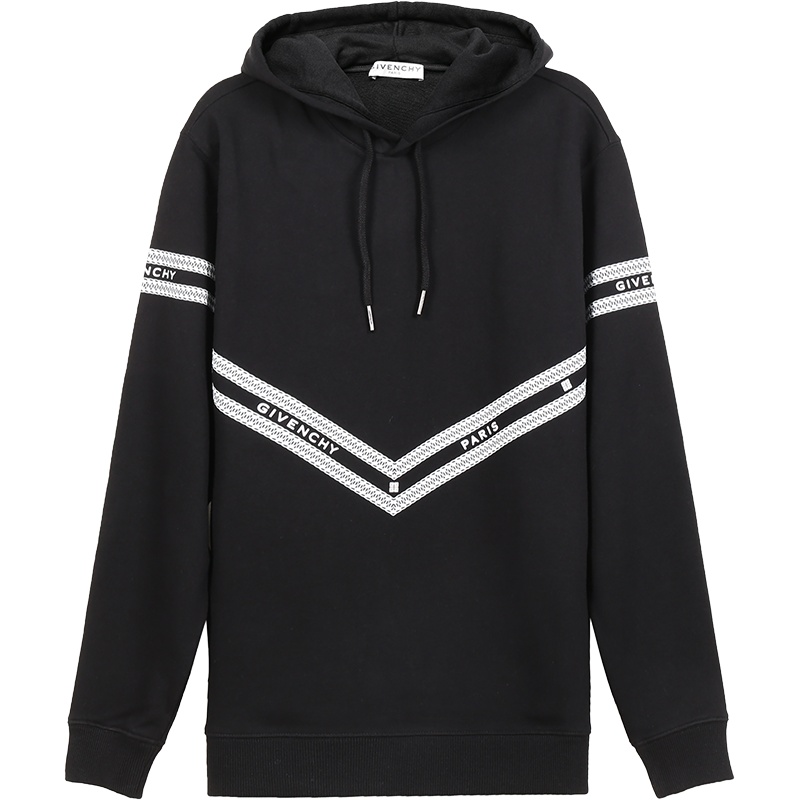 GIVENCHY 纪梵希 男士 棉质连帽长袖卫衣运动衫 BMJ08130AF