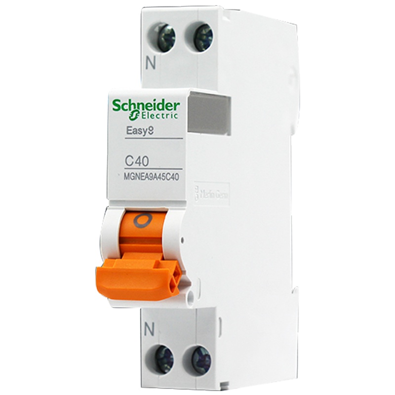 施耐德电气（Schneider Electric）断路器 家用空开E9系列1P+N 双进双出 DPN40A 空气开关