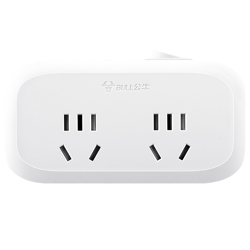 公牛(BULL)插座 GN-934K 总控 一转四插座/转换插头/电源转换器 4位无线转换插座