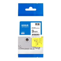 欣格TZe -121标签色带RD-BR TZ121P透明底黑字 适用兄弟标签机 单位(件)