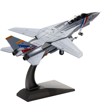 1:100特尔博F14雄猫飞机模型合金仿真战斗机军事模型成品摆件