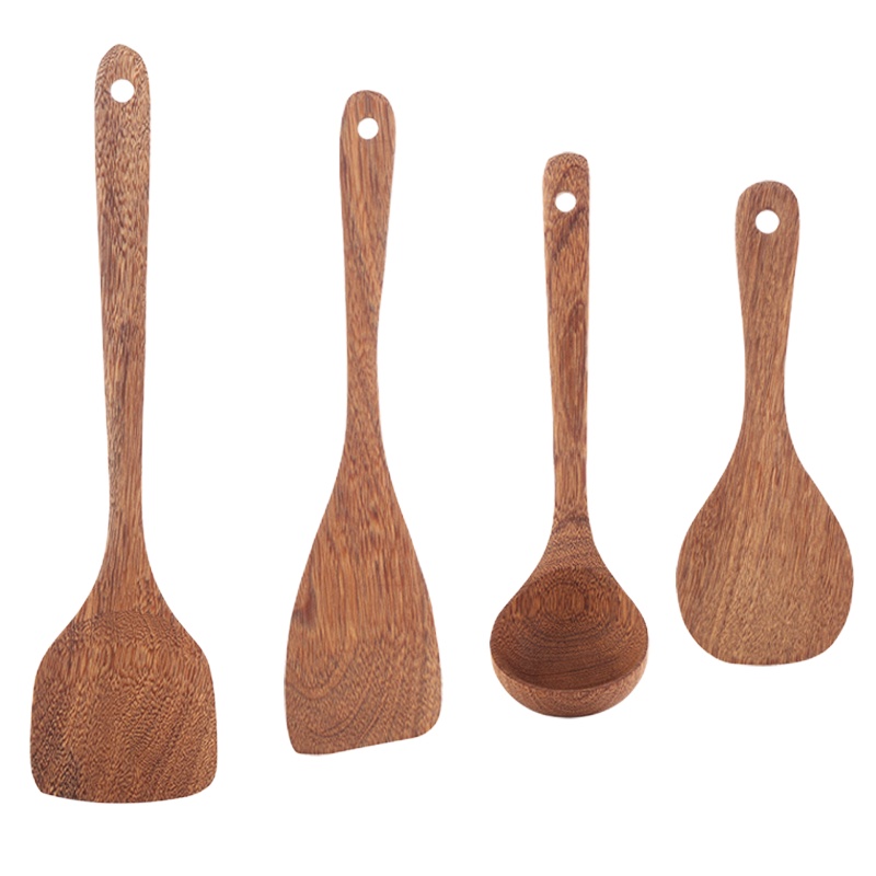 木铲子不粘锅专用木锅铲长柄可高温仿烫木铲家用木勺子 敬平 27cm汤勺