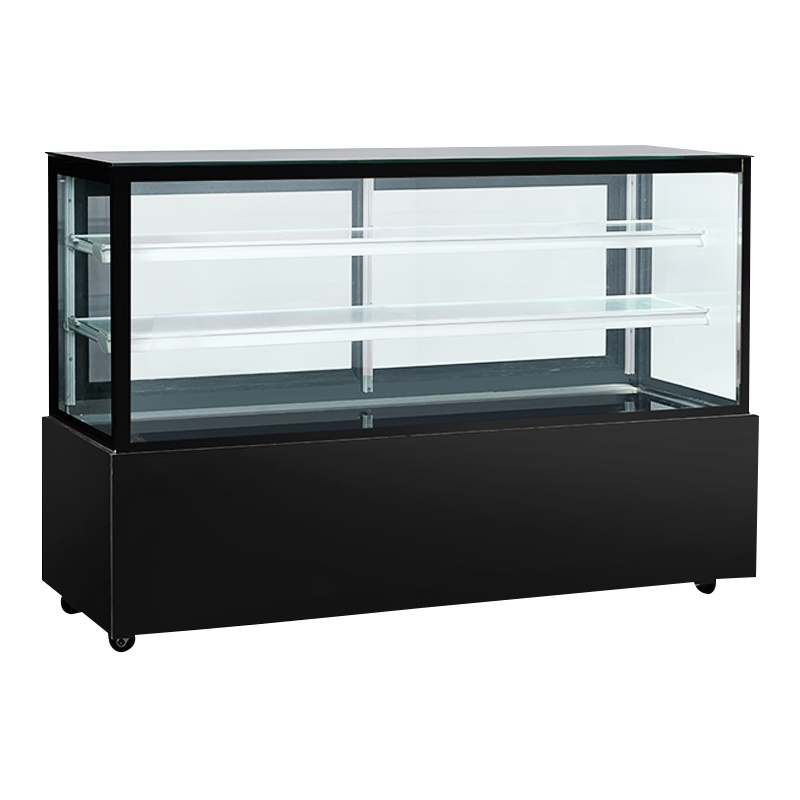 埃利斯(AILISI)1.5米 落地直角商用蛋糕柜展示柜冷藏玻璃陈列柜水果寿司保鲜熟食柜超市柜鸭脖立式冷藏柜冷冻保鲜柜