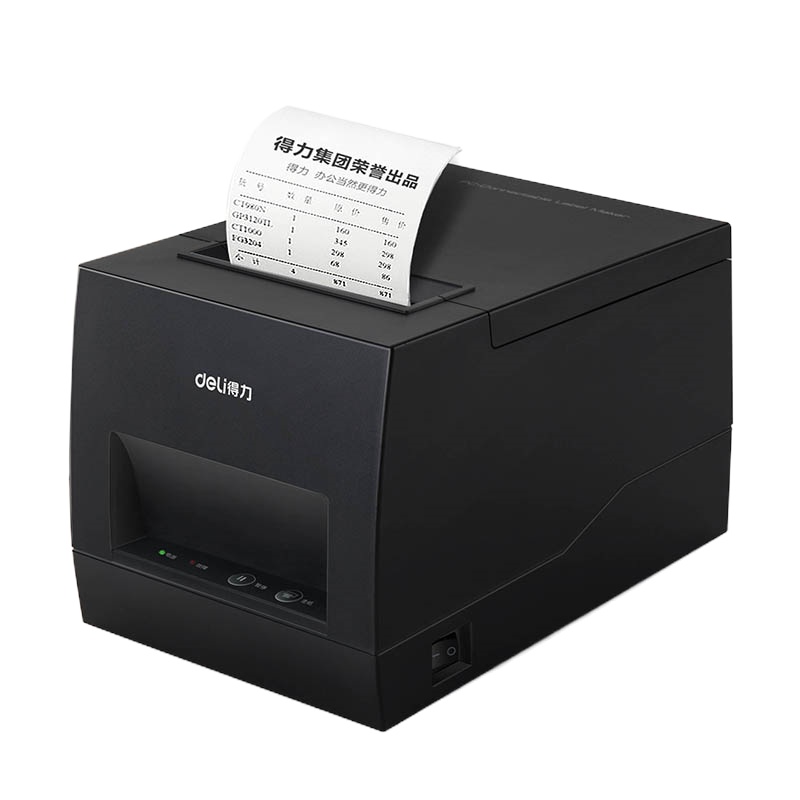 得力(deli)DL-886BWS热敏标签打印机(黑)