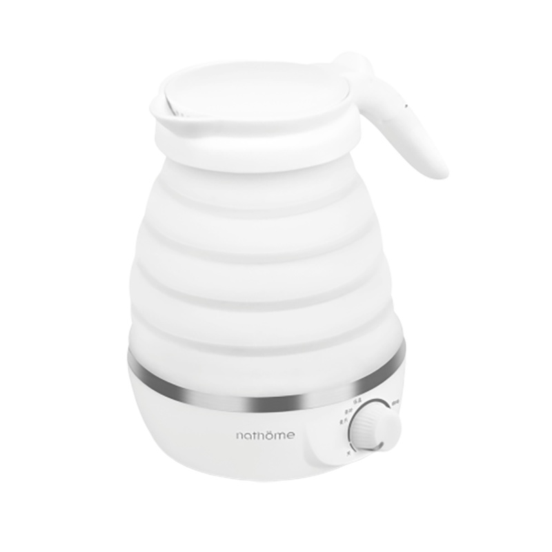 北欧欧慕(nathome)电水壶 折叠水壶 迷你折叠双电压烧水壶 六档调温 食品级硅胶 旅行便携 NSH0711