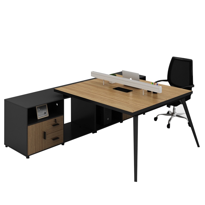 [晋美升]办公桌椅组合 简约现代2/4人位办公家具员工桌屏风隔断职员