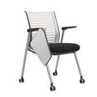 现代培训椅会议椅办公椅带写字板