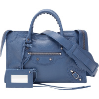 巴黎世家 BALENCIAGA 女士皮革手提单肩斜挎包机车包 431621 D94JN