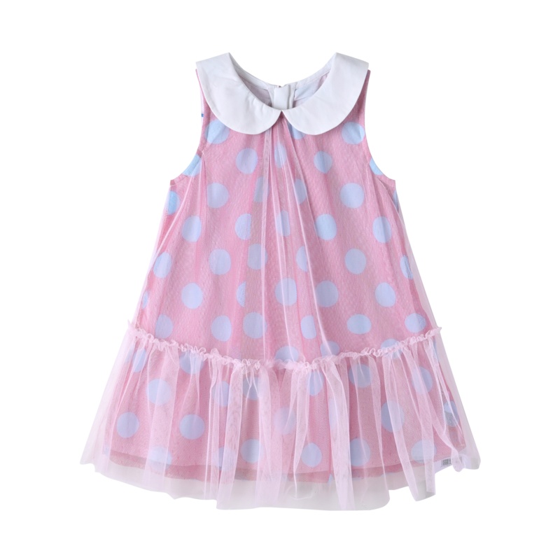 铅笔俱乐部童装2020夏装新款女童连衣裙小童背心裙儿童休闲裙子