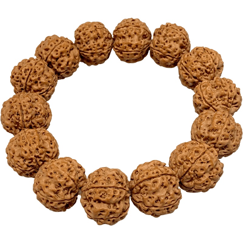 【梵心阁】尼泊尔五瓣满肉满蜂窝双龙小蜂王矮桩大金刚菩提手串