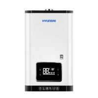 韩国现代(HYUNDAI)14升 燃气热水器 家用X1 (天然气)精准控温 变频恒温 节能省气 低水压启动