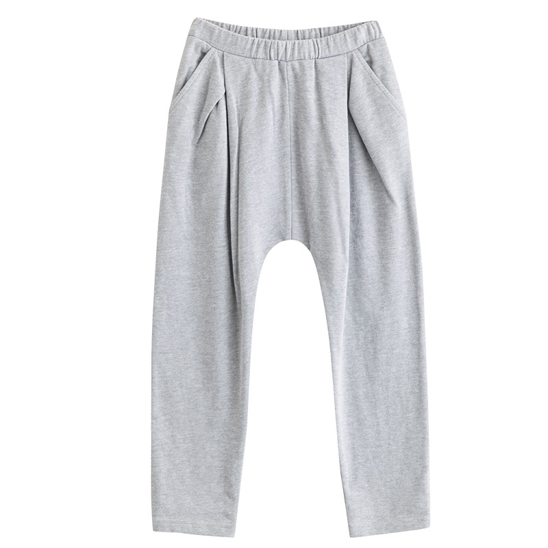 ①茵曼童装儿童裤子2018秋季中大童宽松休闲学生多色长裤