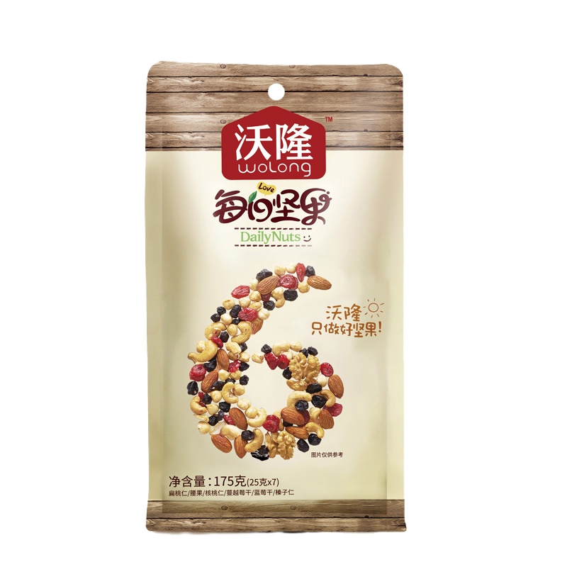 沃隆每日坚果沃隆175gA*2+175gB*2袋装组合