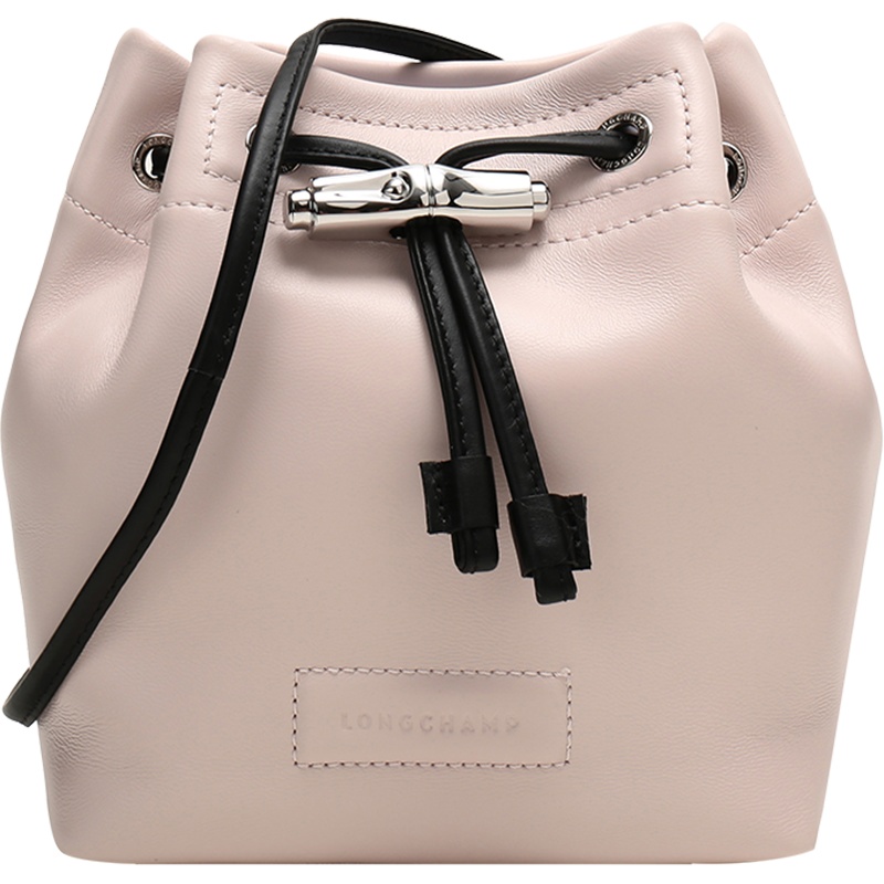 LONGCHAMP 珑骧 女款ROSEAU系列羊皮迷你水桶包单肩斜挎包 10075 HPT
