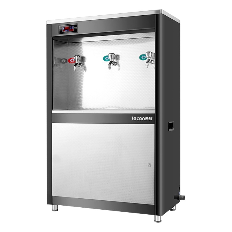 乐创(lecon)商用开水器 学校公司工厂大型不锈钢饮水机 柜式一开二温 LC-J-ZY01