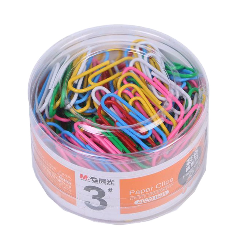 晨光(M&G) ABS91698 3号彩色回形针 2盒装