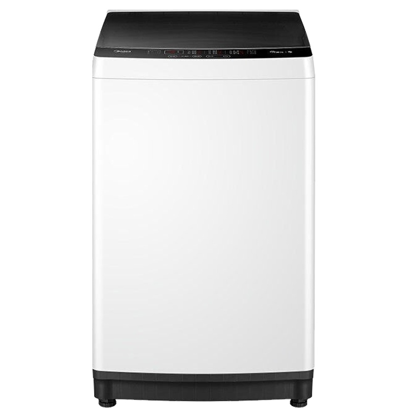 美的(Midea)MB80ECO1 8公斤全自动波轮洗脱一体洗衣机 免清洗内桶 水电双宽 家用白色
