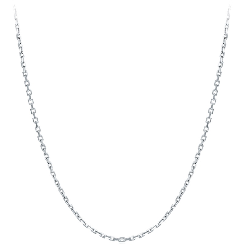 SOINLOVE简约大方十字链18k金彩金项链素链VE30