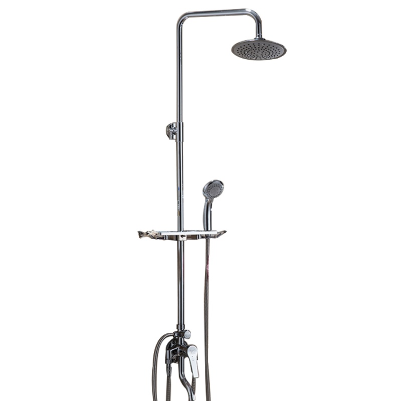 永瓷卫浴YC68044 多档明装花洒套装 三档淋浴器顶喷喷头工程配套