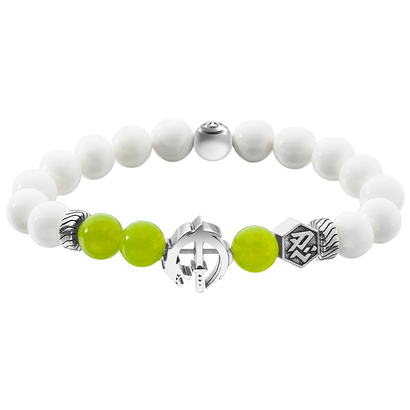 《守望先锋》正版授权 Mover魔吻 守望先锋系列源氏半机械忍者玛瑙串珠手链 首饰手串