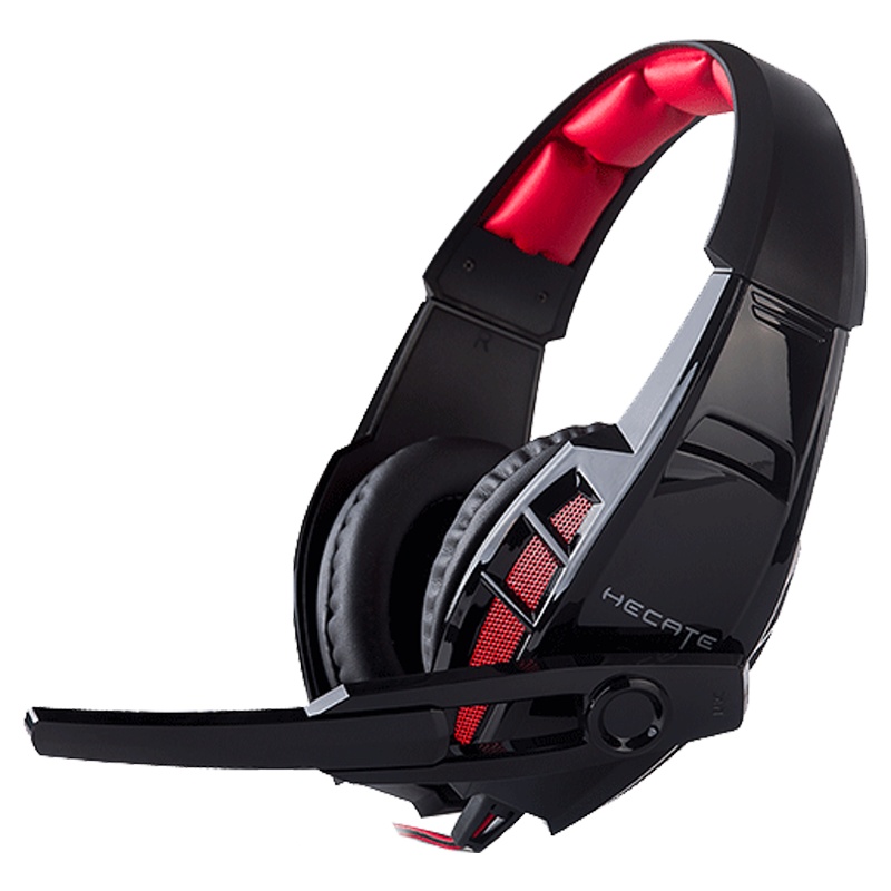 Edifier/漫步者 HECATE G1标准版 3.5mm电竞游戏耳机 电脑网课办公有线带麦克风耳麦带线控 黑色