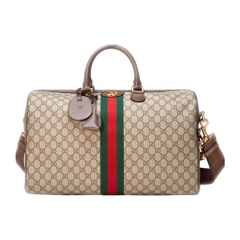 GUCCI 古驰 中性卡其色手提包 男女同款 旅行包 547953-9C2ST-8746