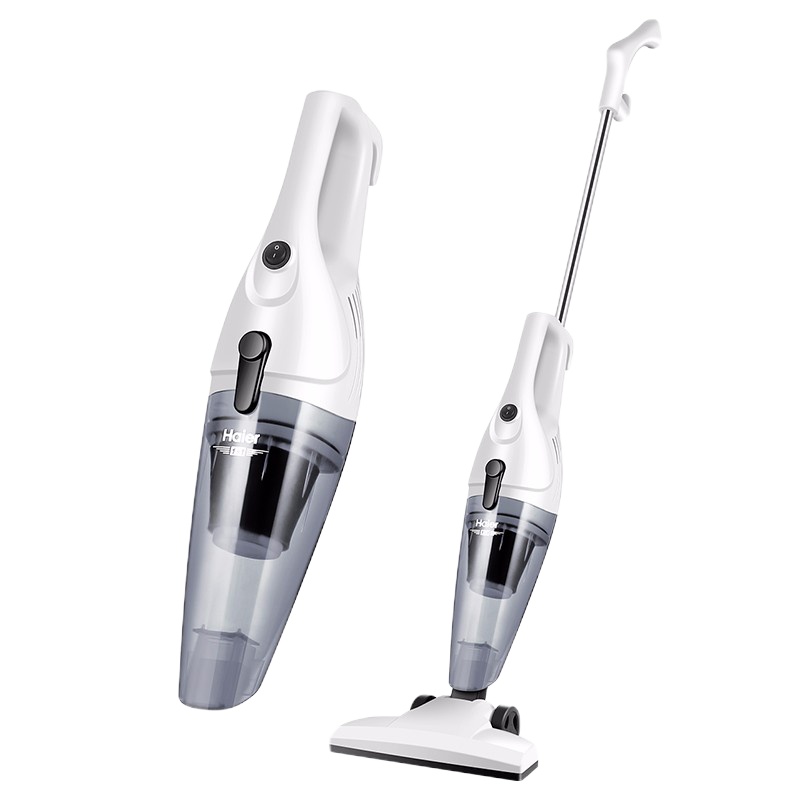 海尔(Haier)HT-C2160B家用吸尘器小型手持式迷你静音大功率除狗毛吸尘机 珍珠白