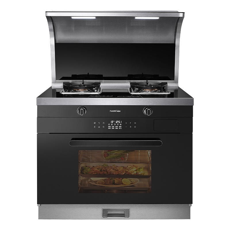 Fardior法迪欧集成灶蒸烤一体灶家用燃气灶油烟机蒸烤箱三合一灶 JJZT-90ZKXR-A3