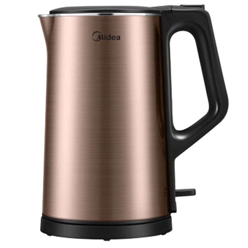 美的(Midea) 电水壶 MK-SH17E312 304不锈钢水壶 双层防烫 全钢开水壶 暖水壶 烧水壶