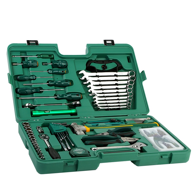 世达(SATA)58件机械设备维修组套 机修套装手动工具组合 09516 1套